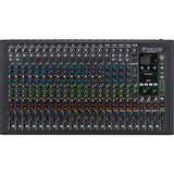 Mackie Onyx24 24-Channel Premium Analog Mixer British Style Perkins 3-Band EQ with Multitrack USB