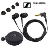 Sennheiser IE 4 Earphones with a SLAPPA SL-HP-09 HardBody Earbud Case (Black)