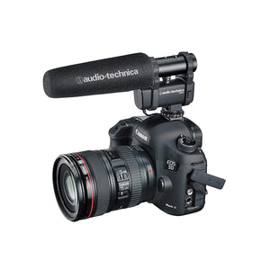 Audio-Technica AT8024 Stereo/Mono Camera-Mount Microphone - The Camera Box