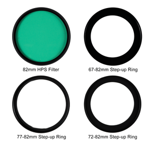 Hoya Grow Light - HPS Filter Kit (82mm) With 3 Step-Up Rings